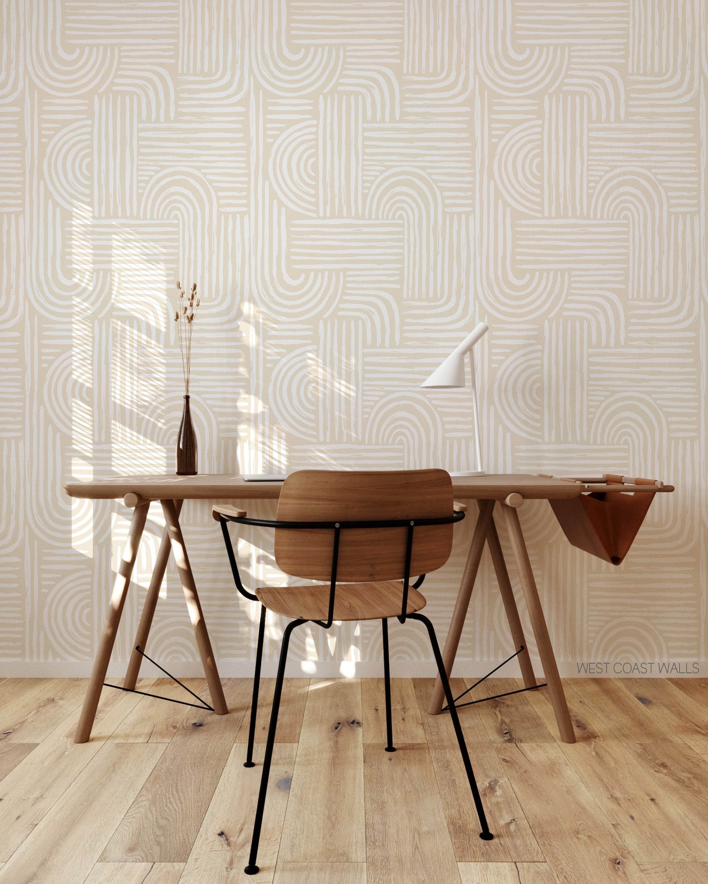 Geometric Wallpaper West Coast Walls — free download