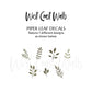 Piper Leaf Removable Decals
