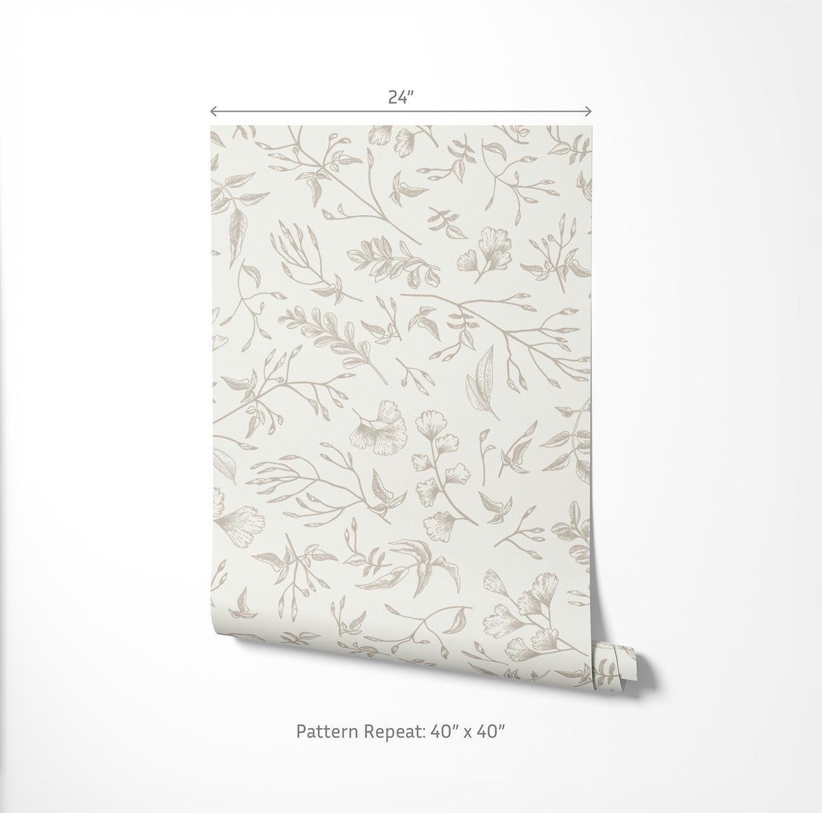 Dainty Floral Botanical Wallpaper