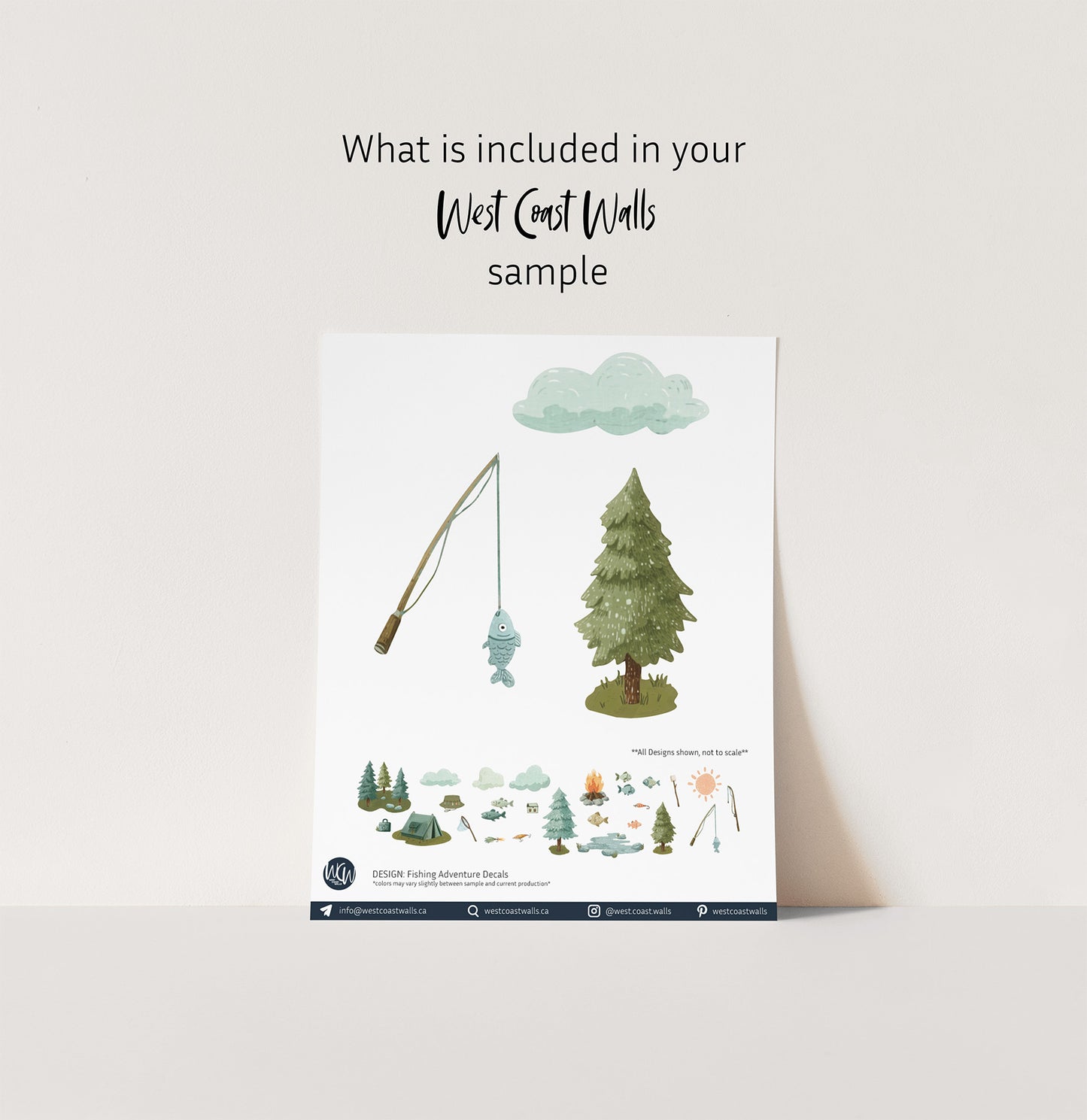Fishing Adventure Wall Decals