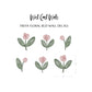 Freya Floral Bud Wall Decals
