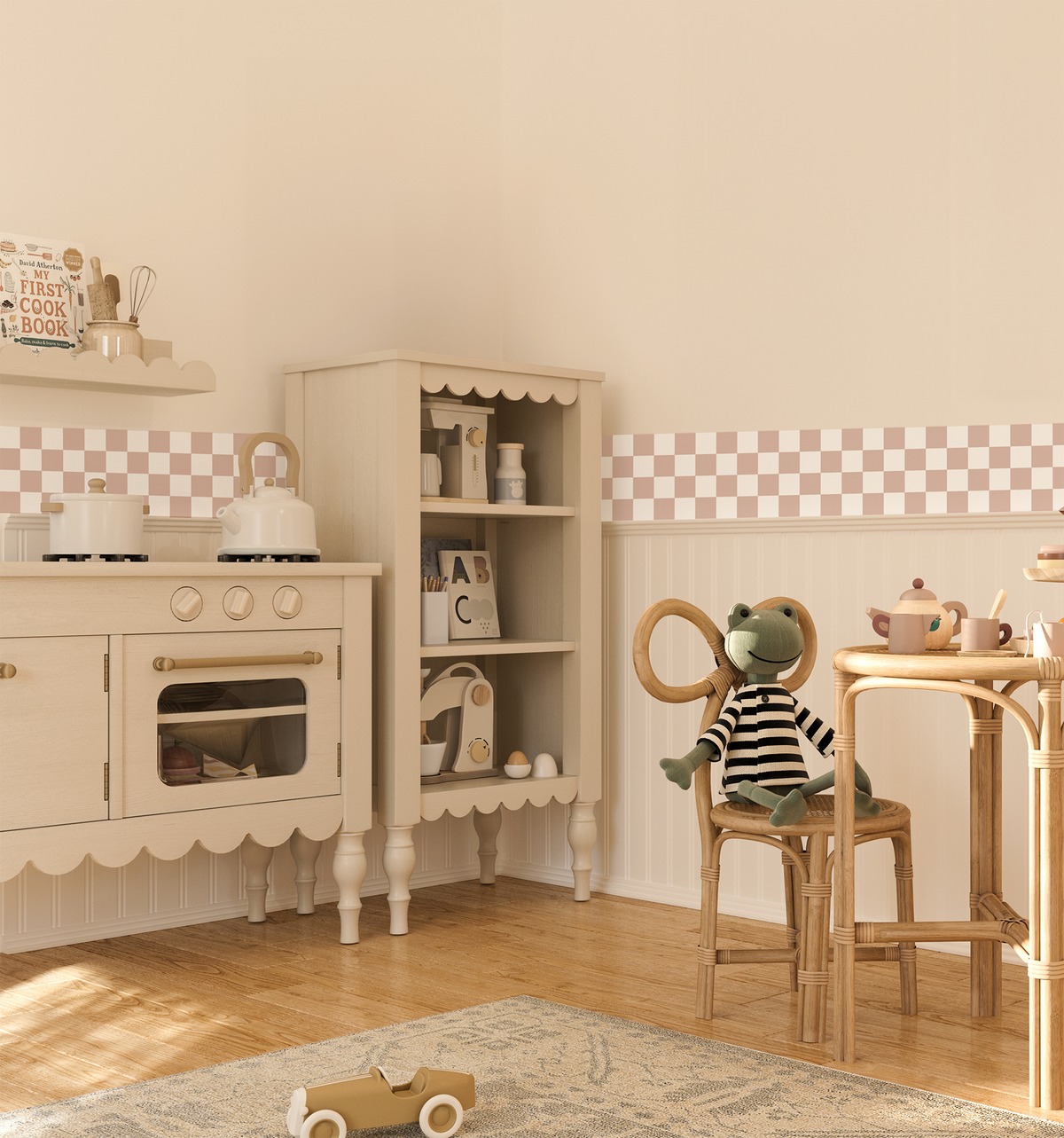 Checkerboard Wallpaper Border