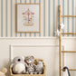 Light Maritime Stripe Wallpaper