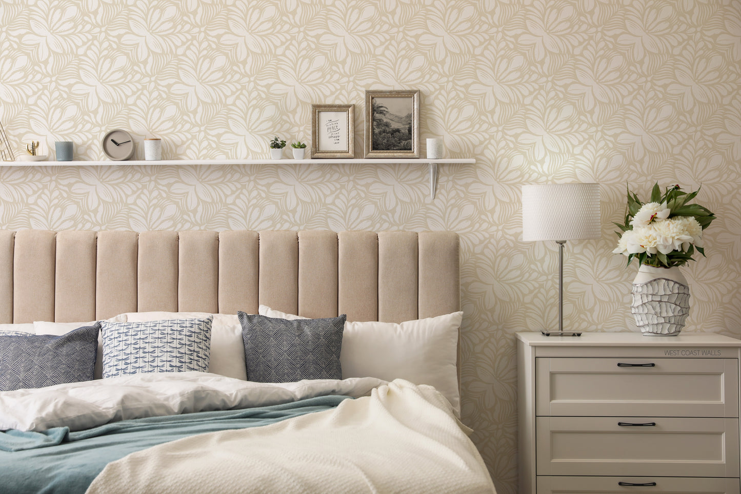 Soft Botanical Wallpaper (Papillon Patterns x West Coast Walls)