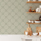 Sweet Vintage Sage Wallpaper (Papillon Patterns x West Coast Walls)