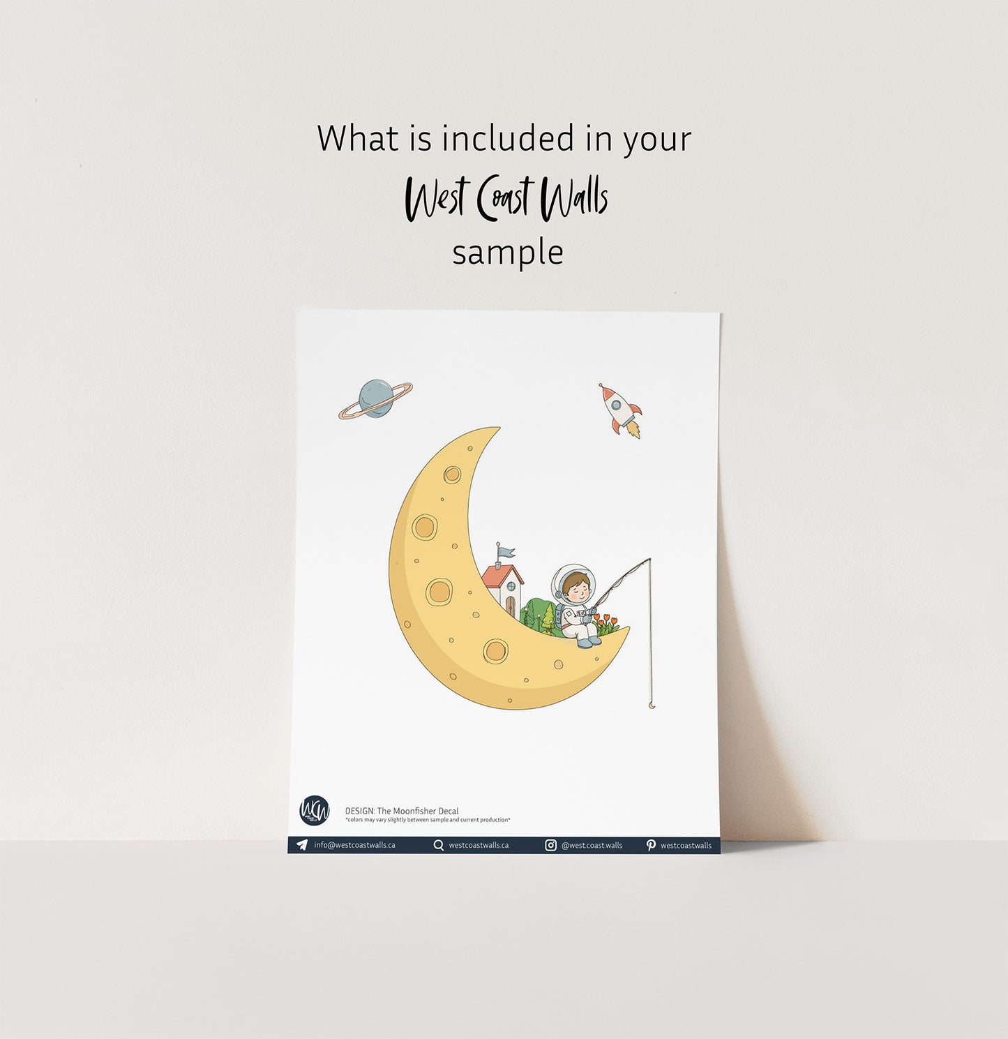 The Moonfisher Wall Decal
