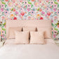 Bright and Cheery Painted Floral Wallpaper