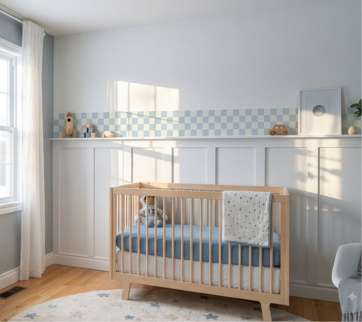 Checkerboard Wallpaper Border