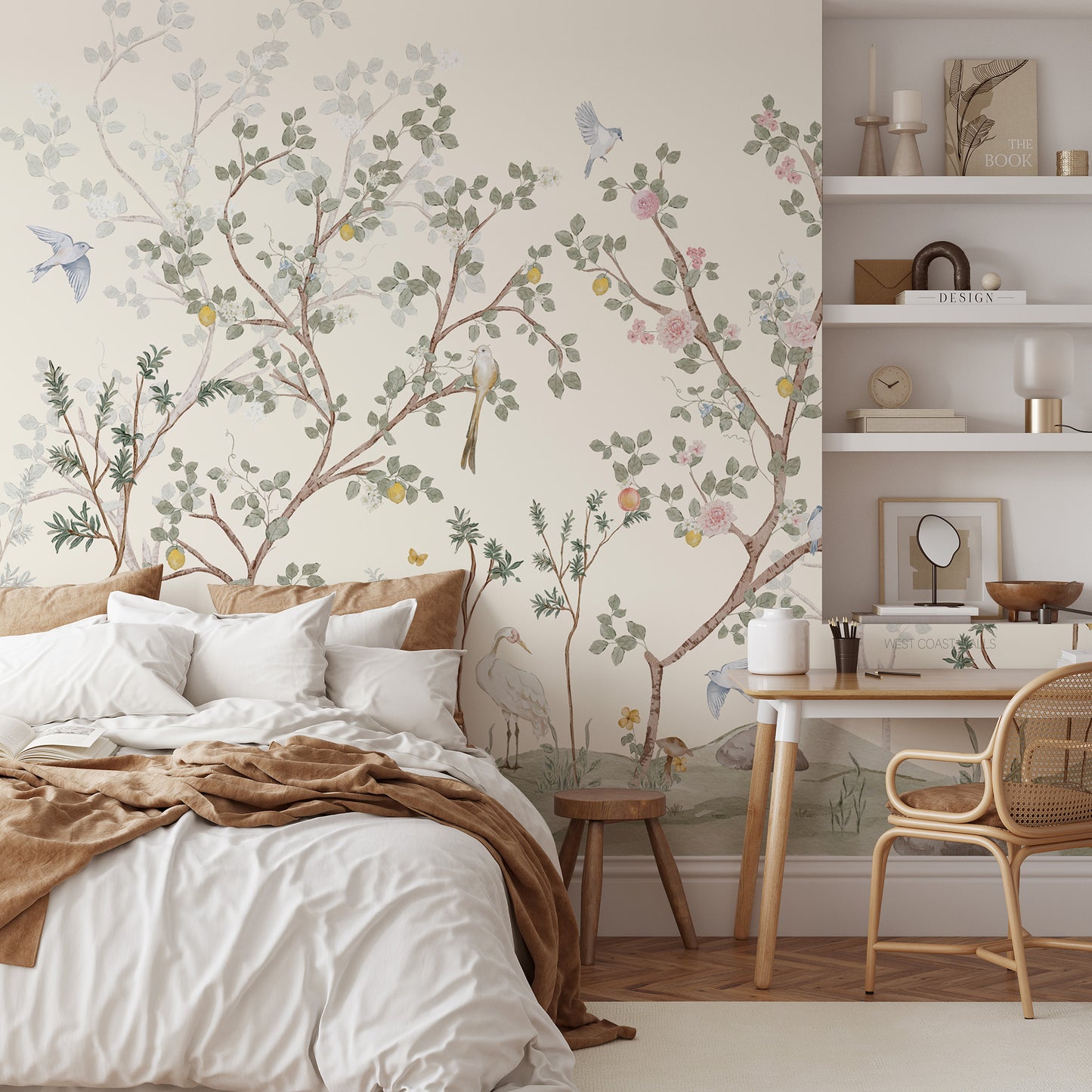 Meadowsong Chinoiserie Mural