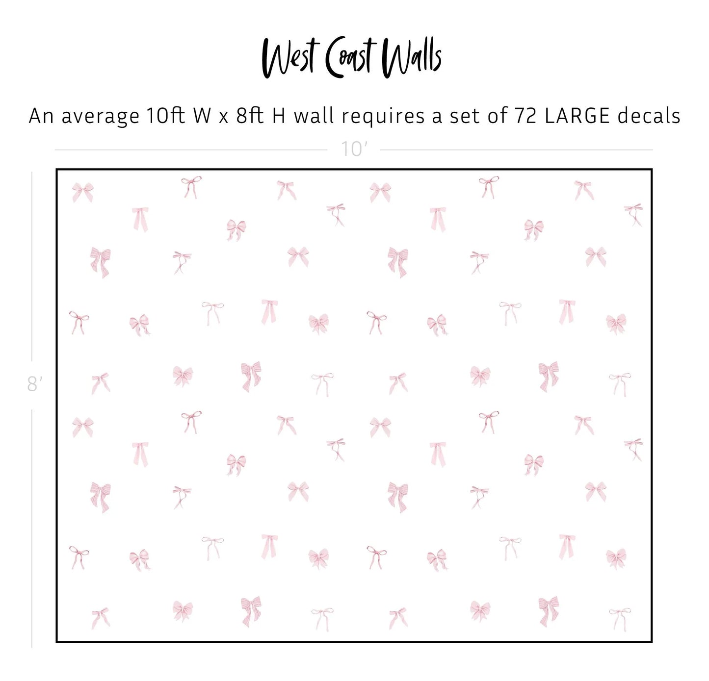 Ribbon Bow Decals