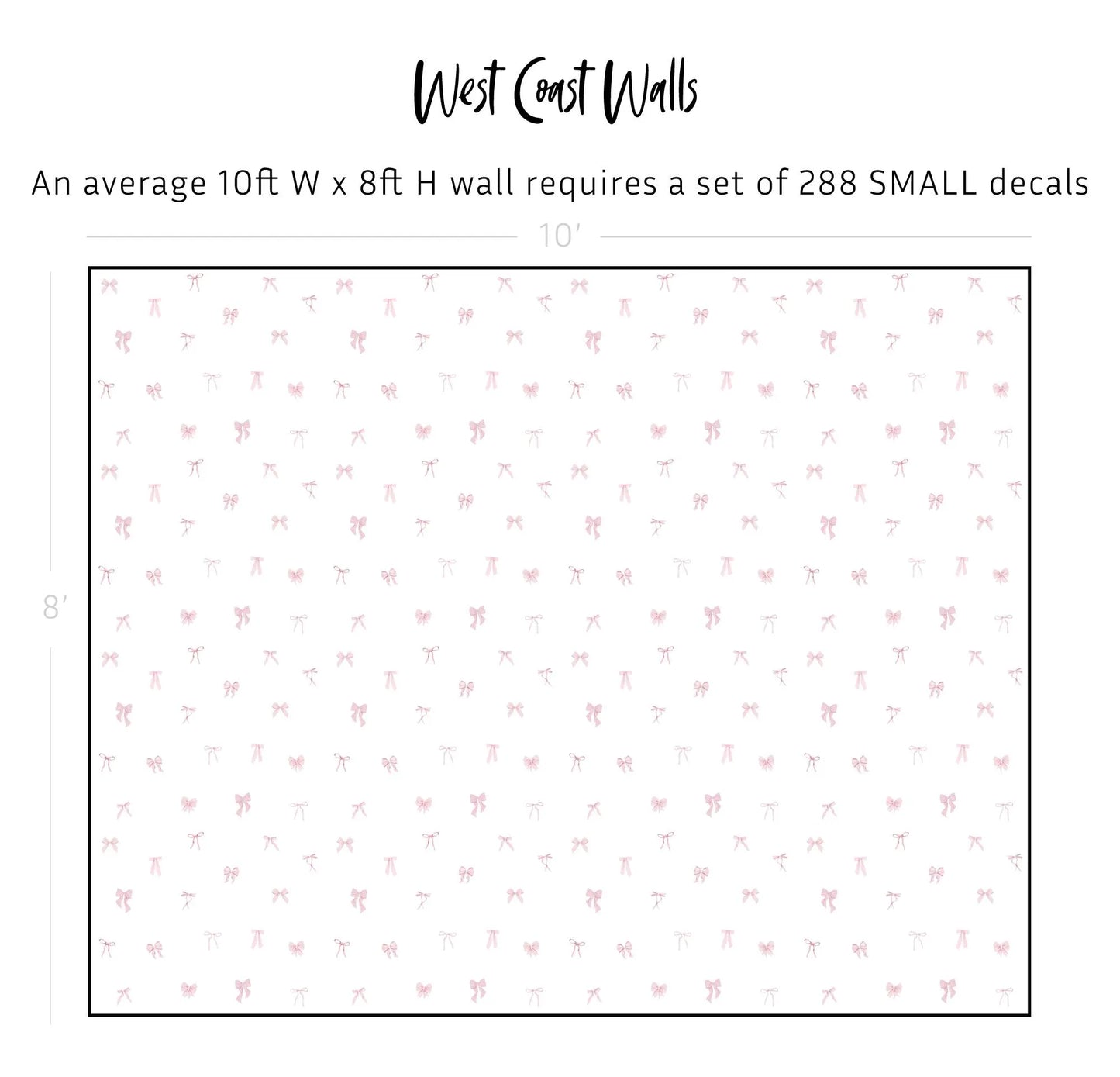 Ribbon Bow Decals