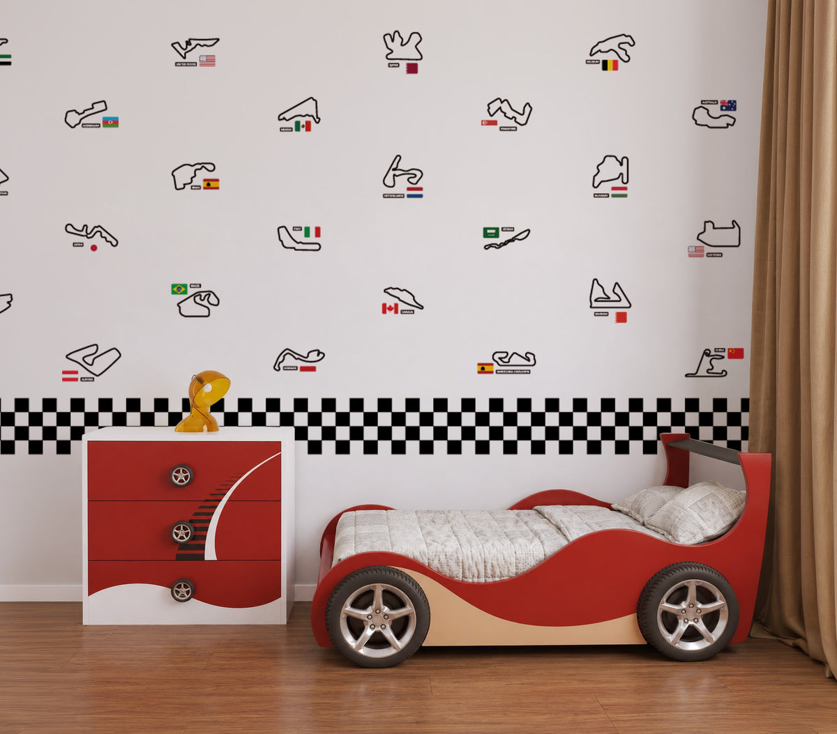 Racetracks of the World Decals