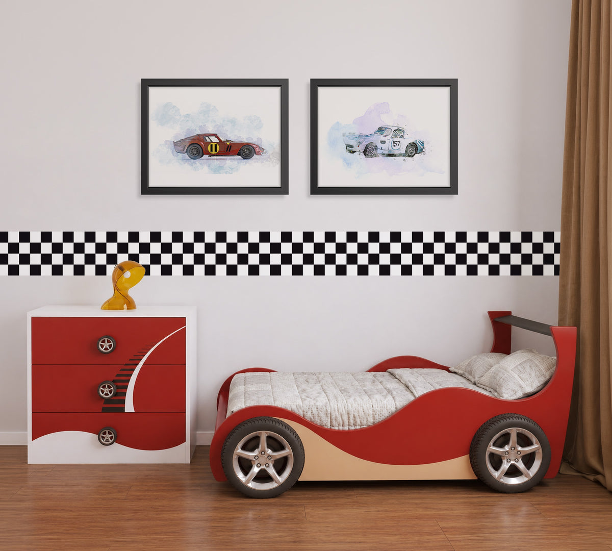 Checkerboard Wallpaper Border