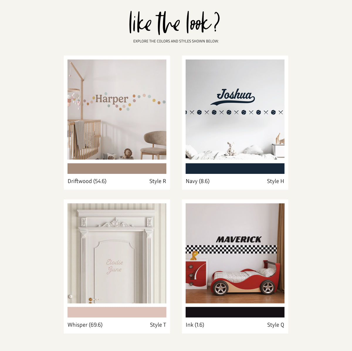 Personalized Name Wall Decal