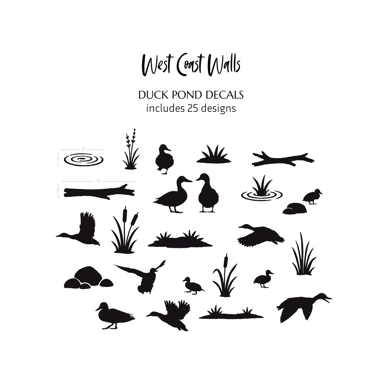Duck Pond Decals