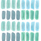 Stubby Irregular Watercolor Line Decals