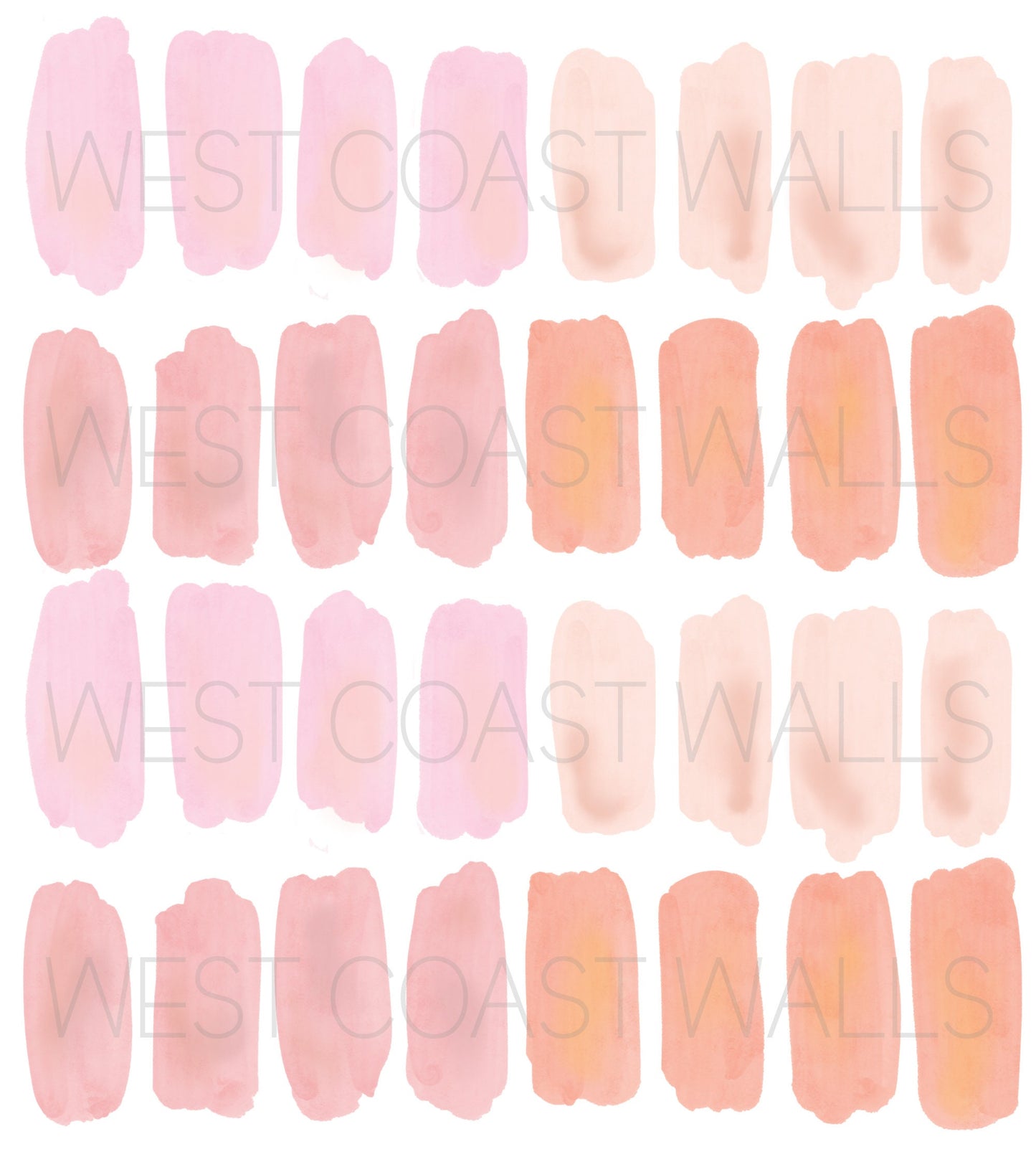 Stubby Irregular Watercolor Line Decals