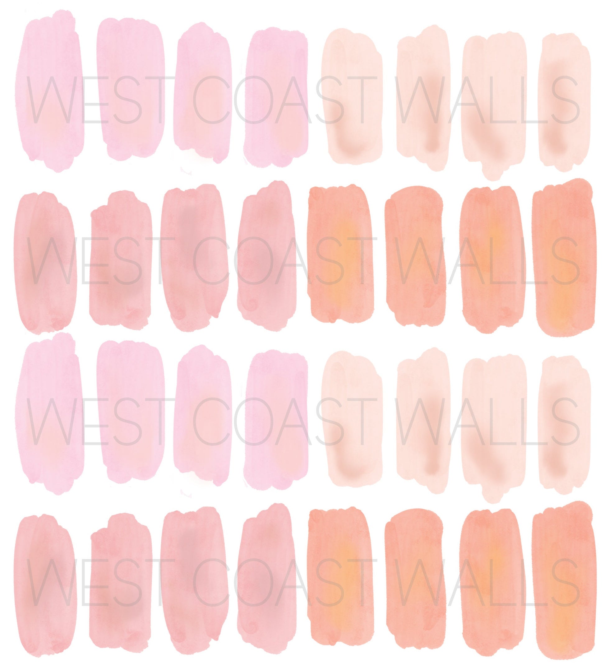 Stubby Irregular Watercolor Line Decals