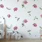 Watercolor Peony Removable Decals