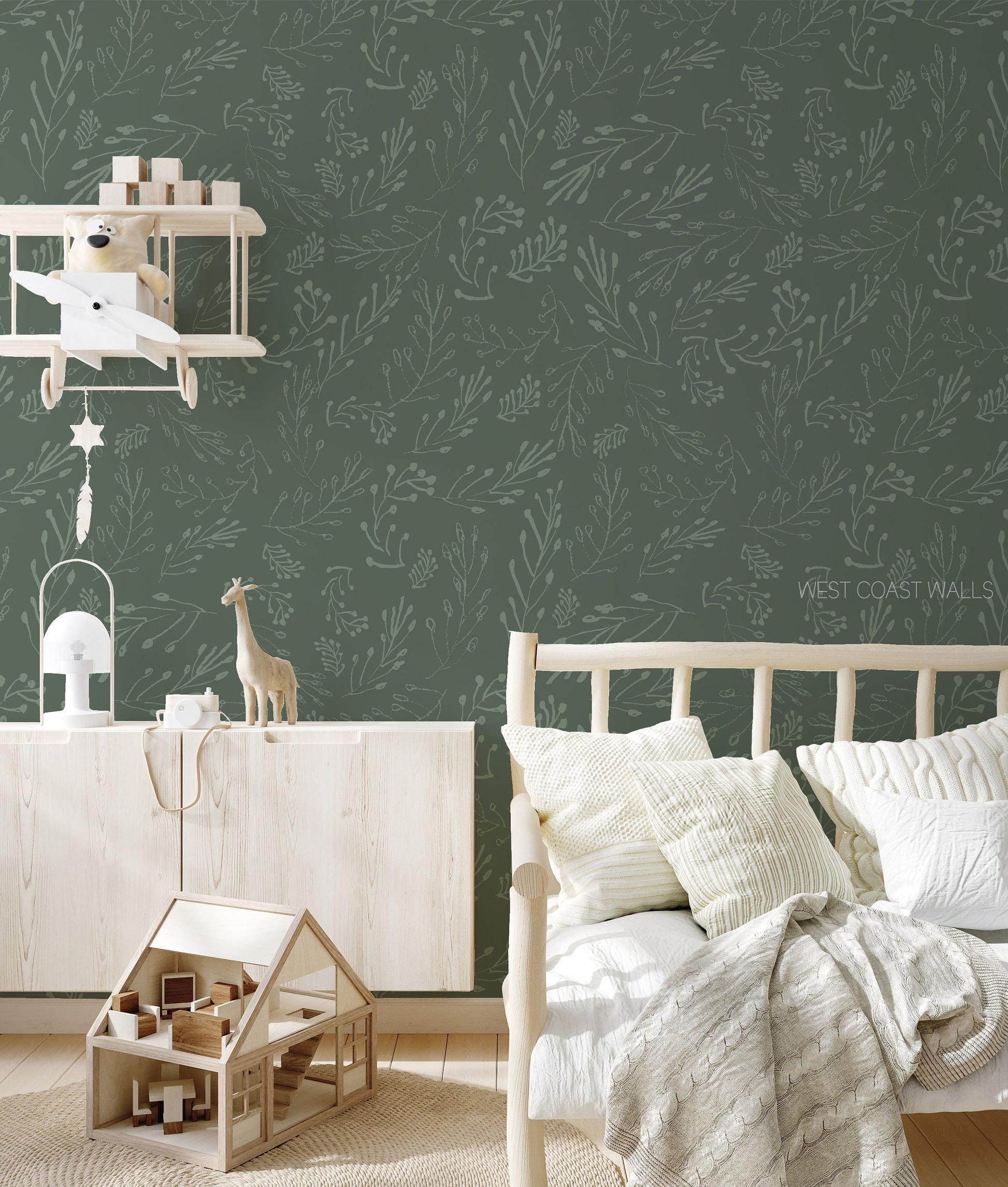Botanical Branches Wallpaper