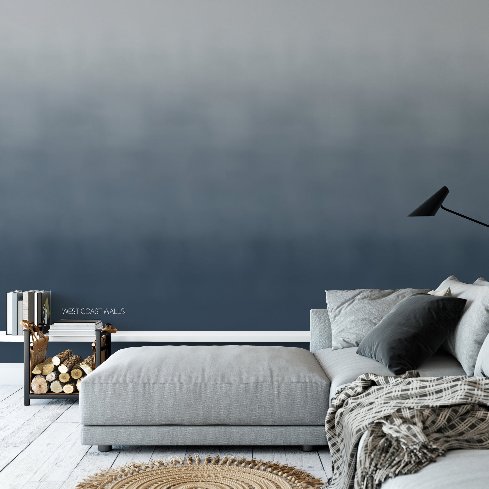 Blue Ombre Wallpaper