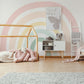 Muted Pastel Rainbow Mural