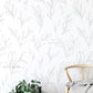 CLEARANCE Painted Leaves Wallpaper 7 rolls of 24"x96"