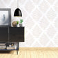 Geometric Leaf Wallpaper