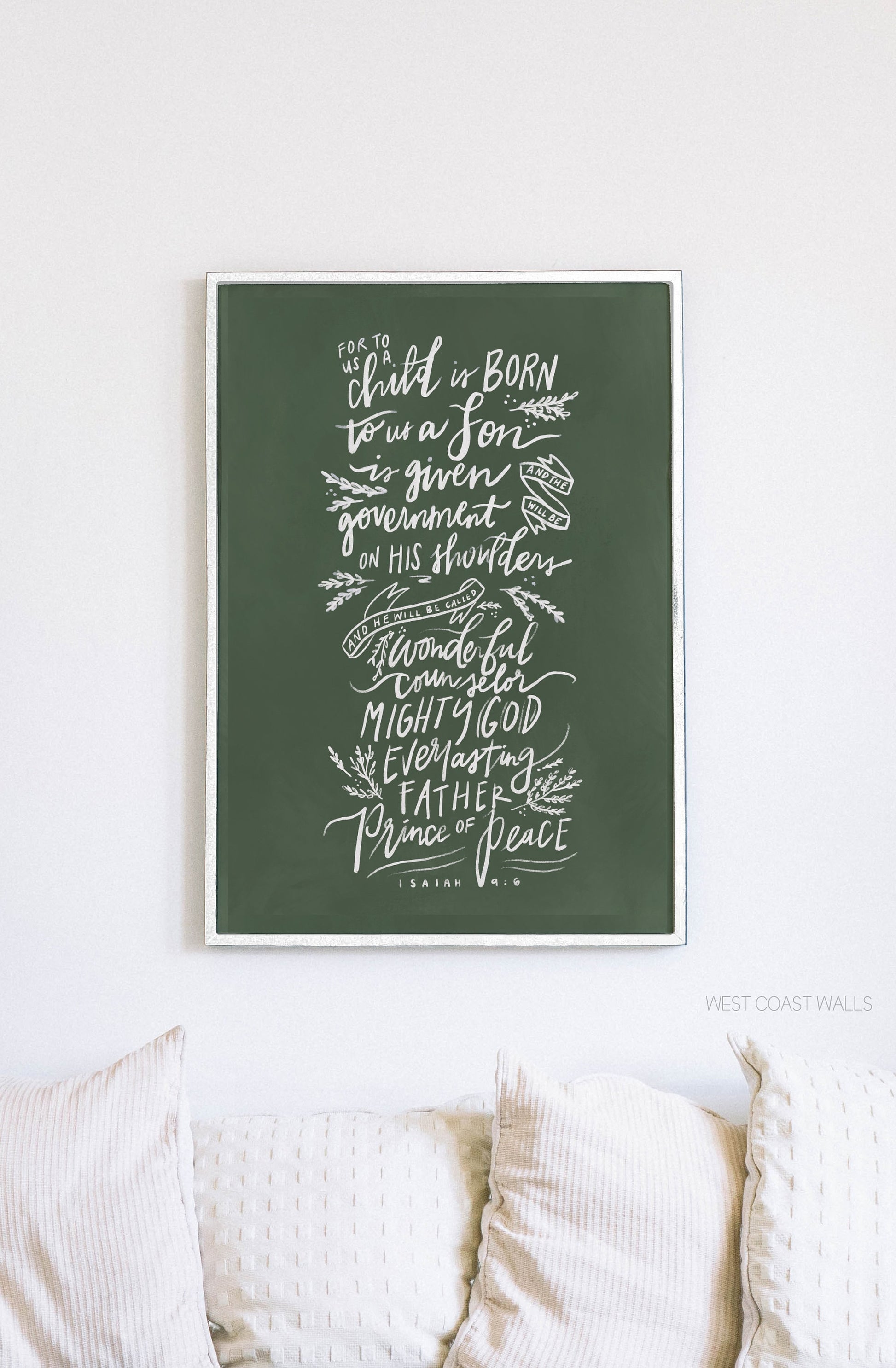 Christmas Chalkboard Poster