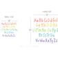 Watercolor Alphabet Letters Removable Decals