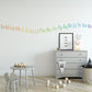 Watercolor Alphabet Letters Removable Decals