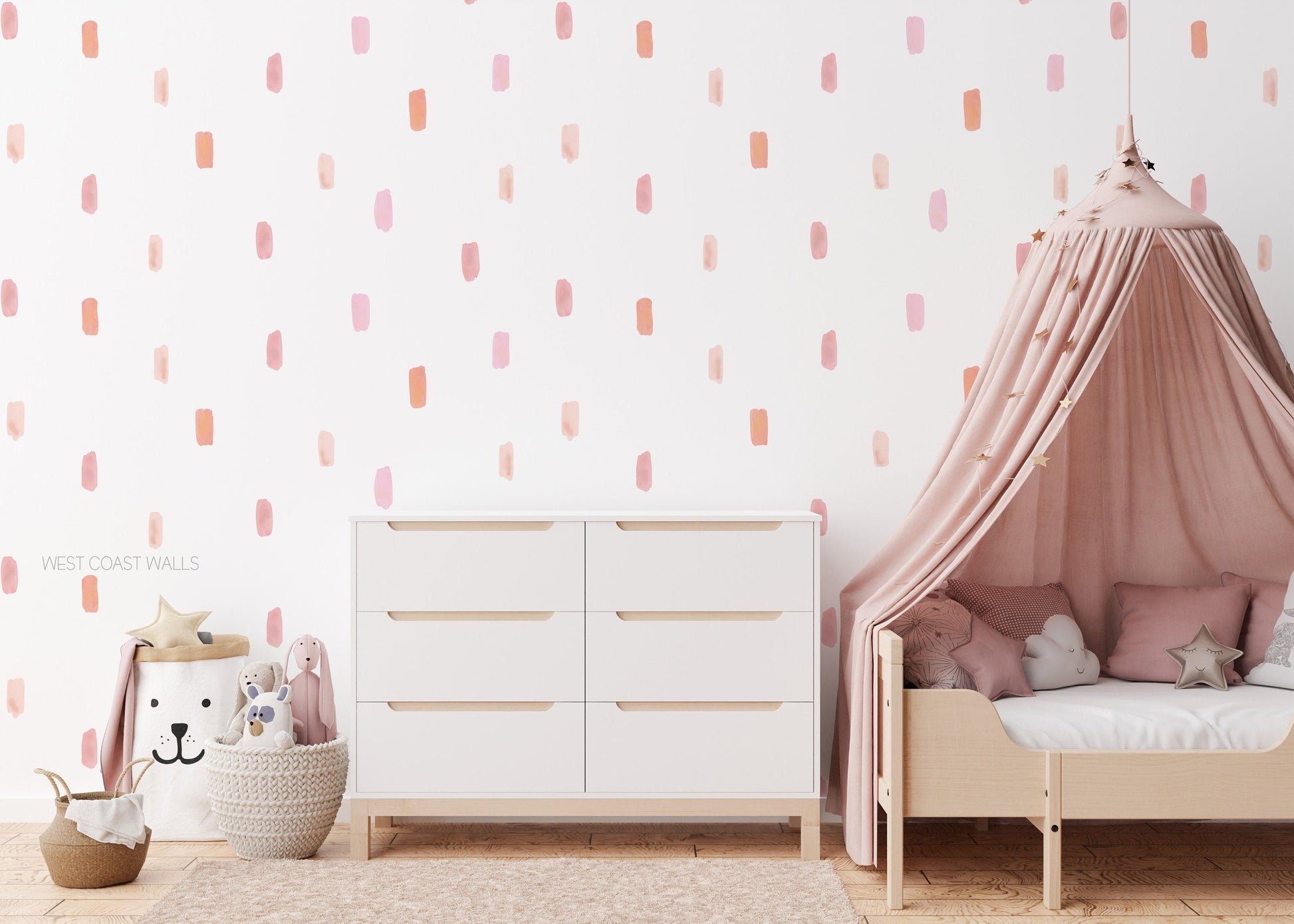 Stubby Irregular Watercolor Line Decals