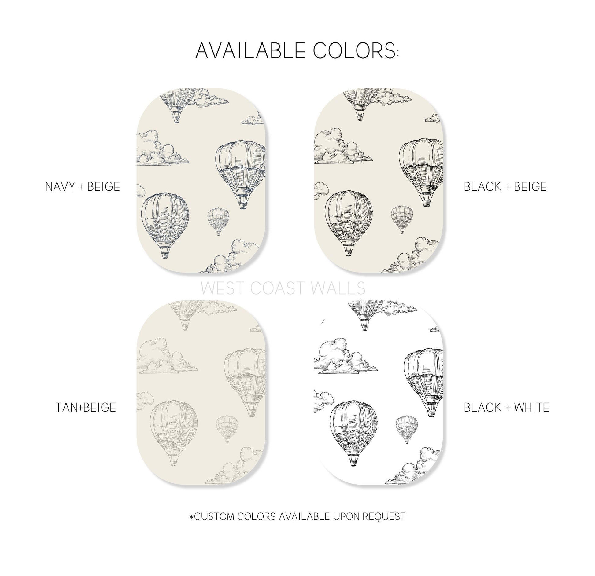 Vintage Hot Air Balloon Wallpaper
