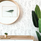 Minimal Floral Bud and Leaves Wallpaper