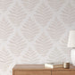 Geometric Leaf Wallpaper