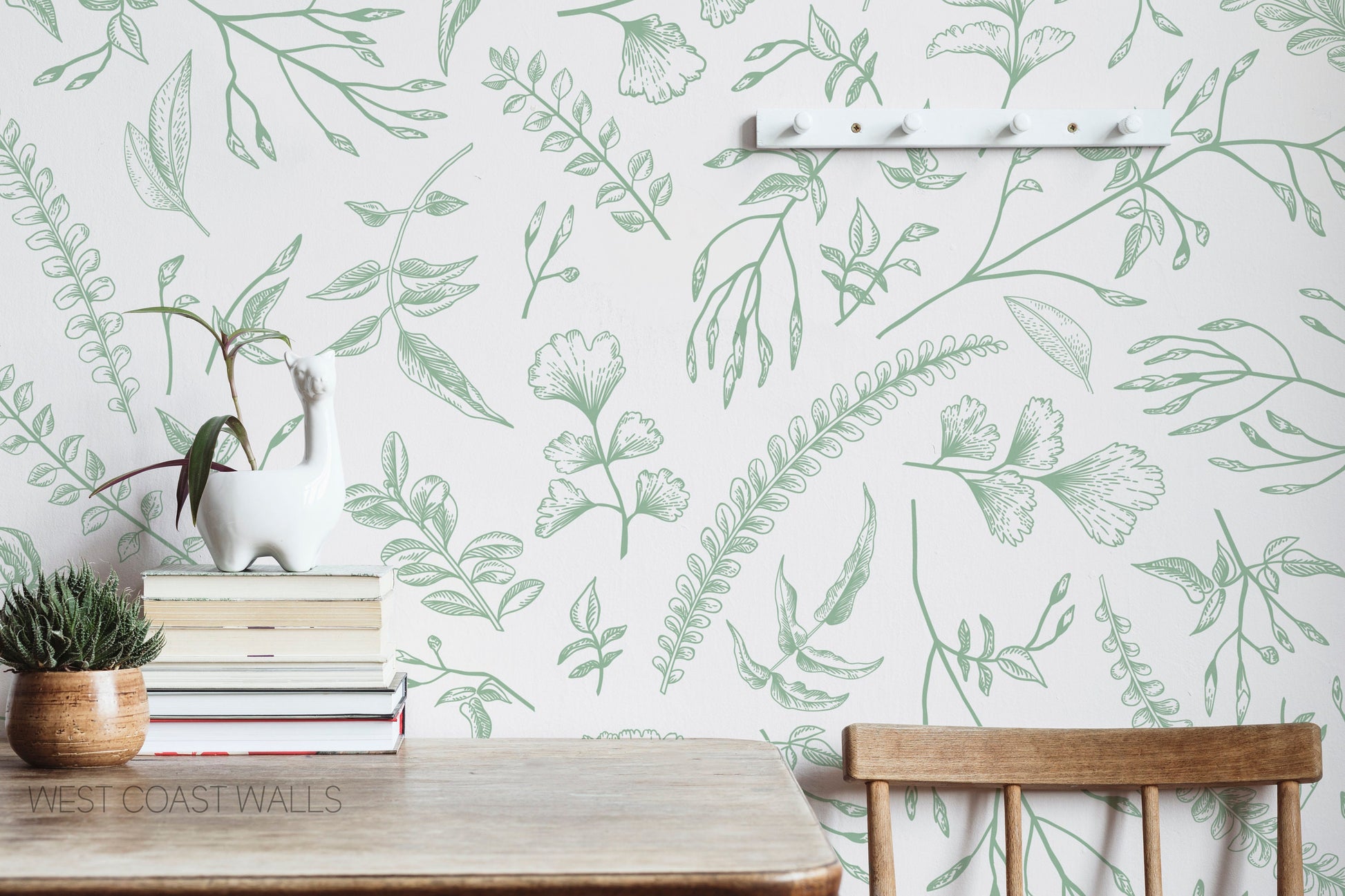 Dainty Floral Botanical Wallpaper