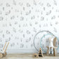 Hand-Drawn Bunnies Wallpaper