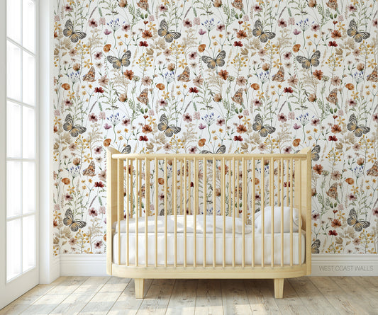 CLEARANCE Secret Garden Wallpaper 1 Roll of 24"x96"