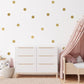 Metallic Gold Dot Wall Decals