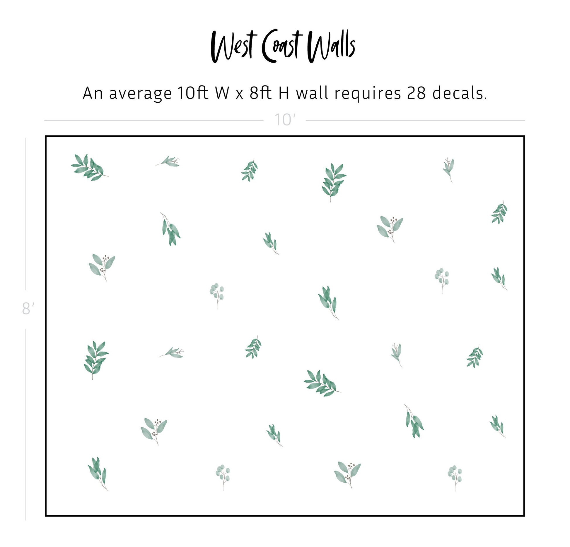 Eucalyptus Removable Wall Decals