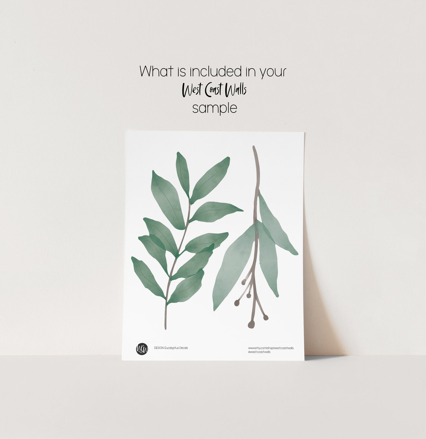 Eucalyptus Removable Wall Decals