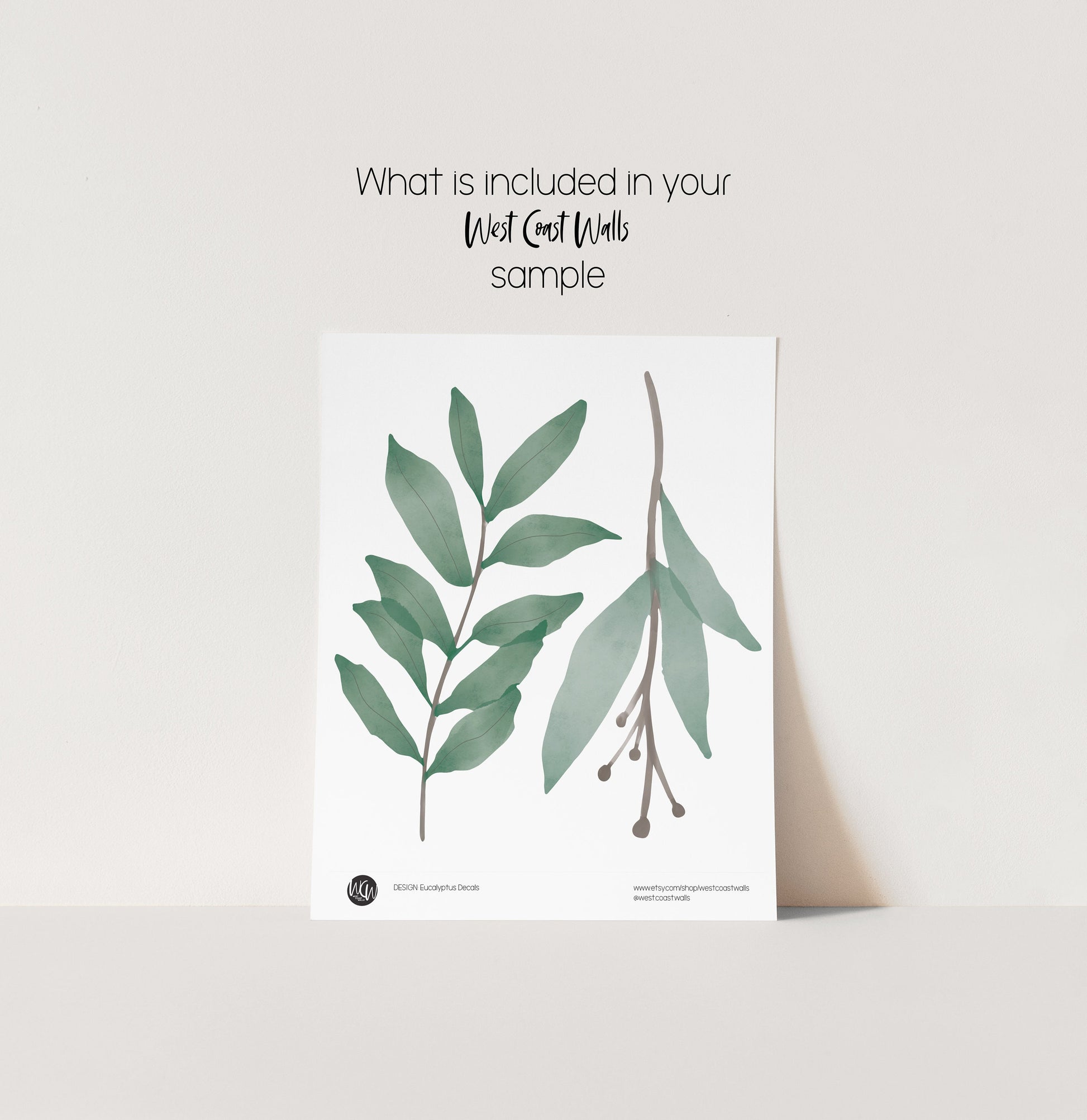 Eucalyptus Removable Wall Decals
