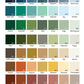 Solid Leaves Removable Wall Decals - Custom Colors Available