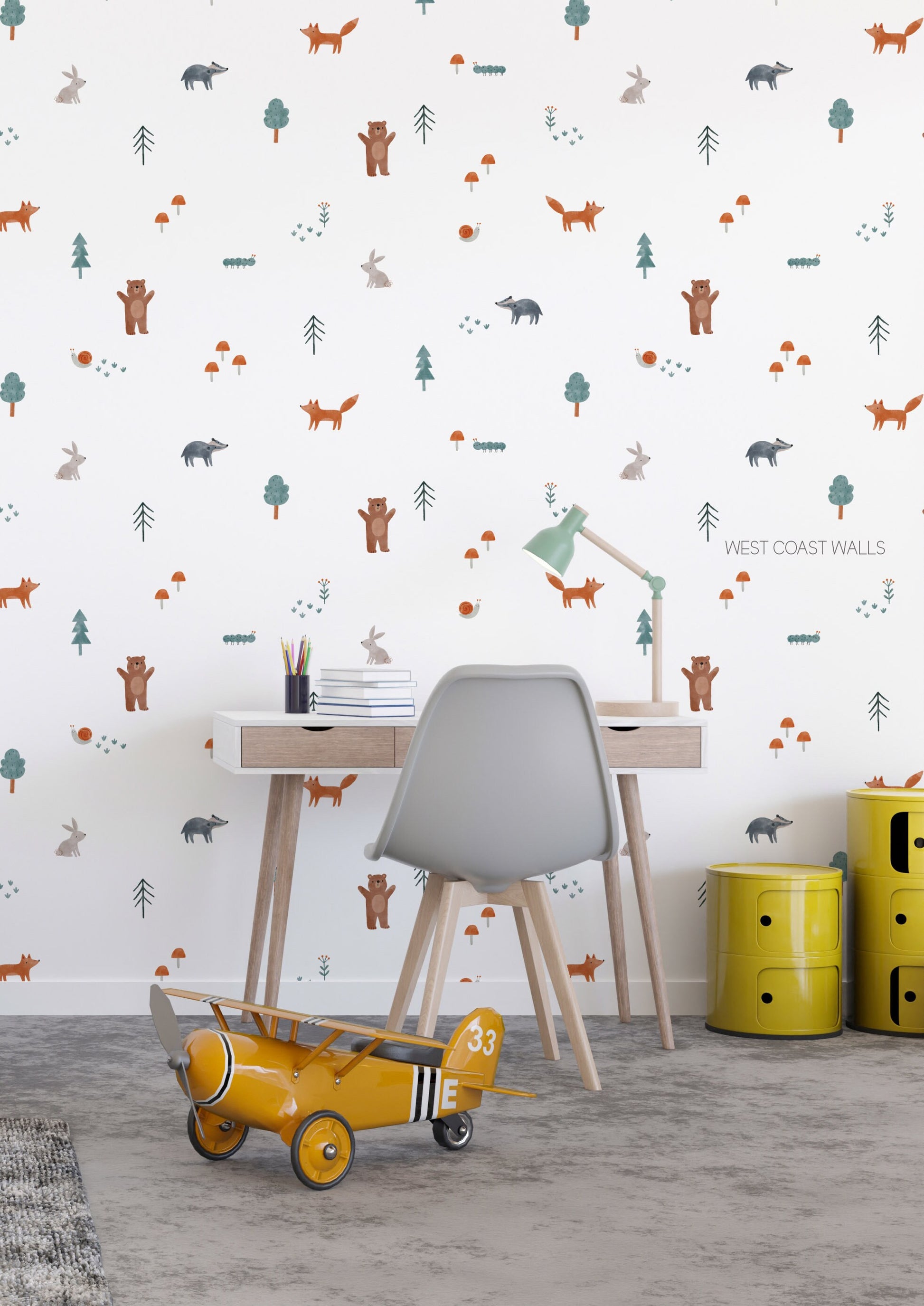 Woodland Adventure Removable Wall Decals