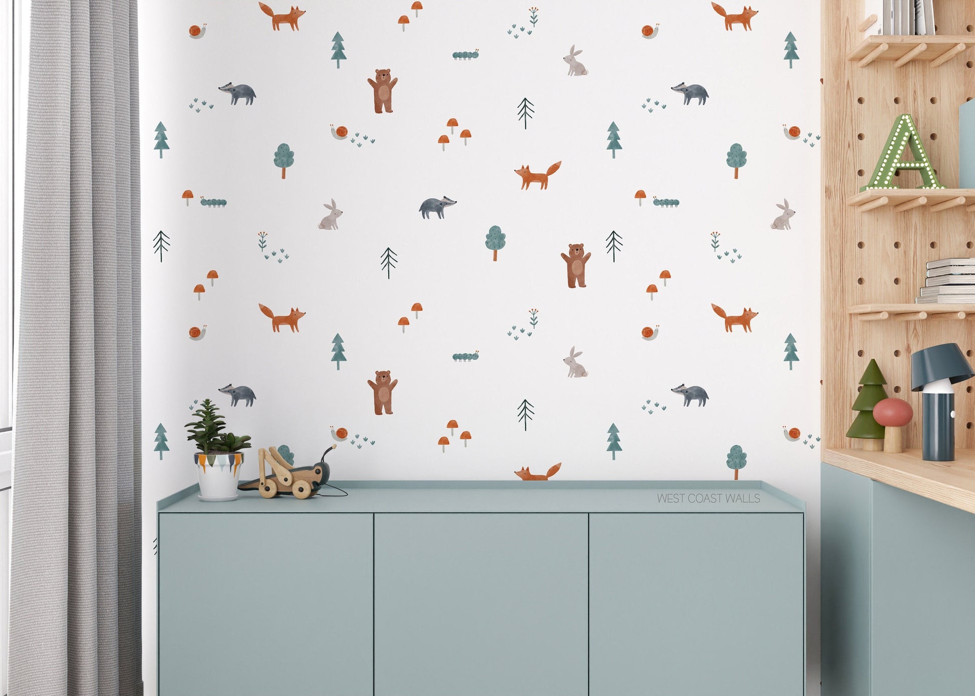 Woodland Adventure Removable Wall Decals