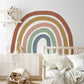 Large Earthy Toned Rainbow Decal