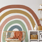 Large Earthy Toned Rainbow Decal