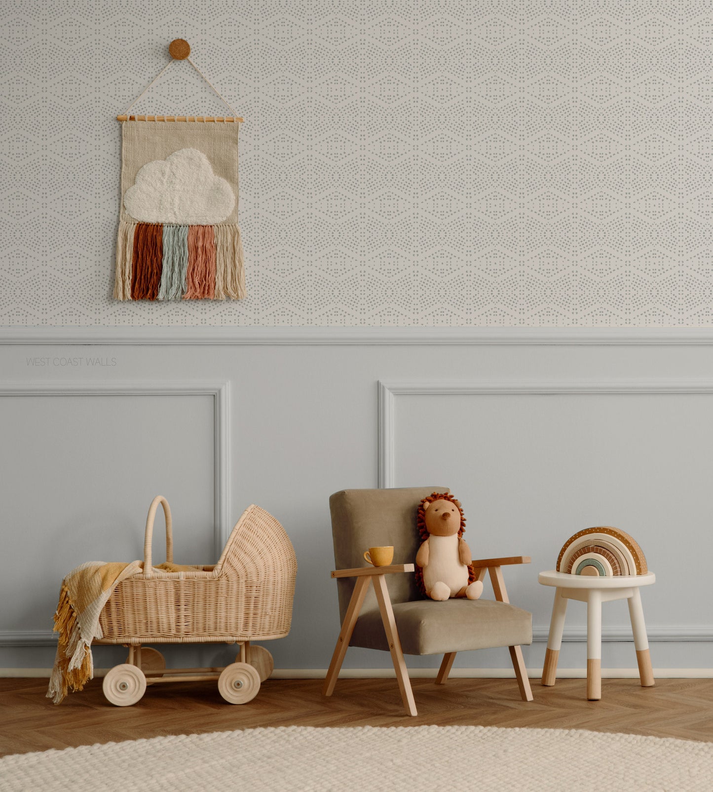 Small Boho Dot Tile Wallpaper