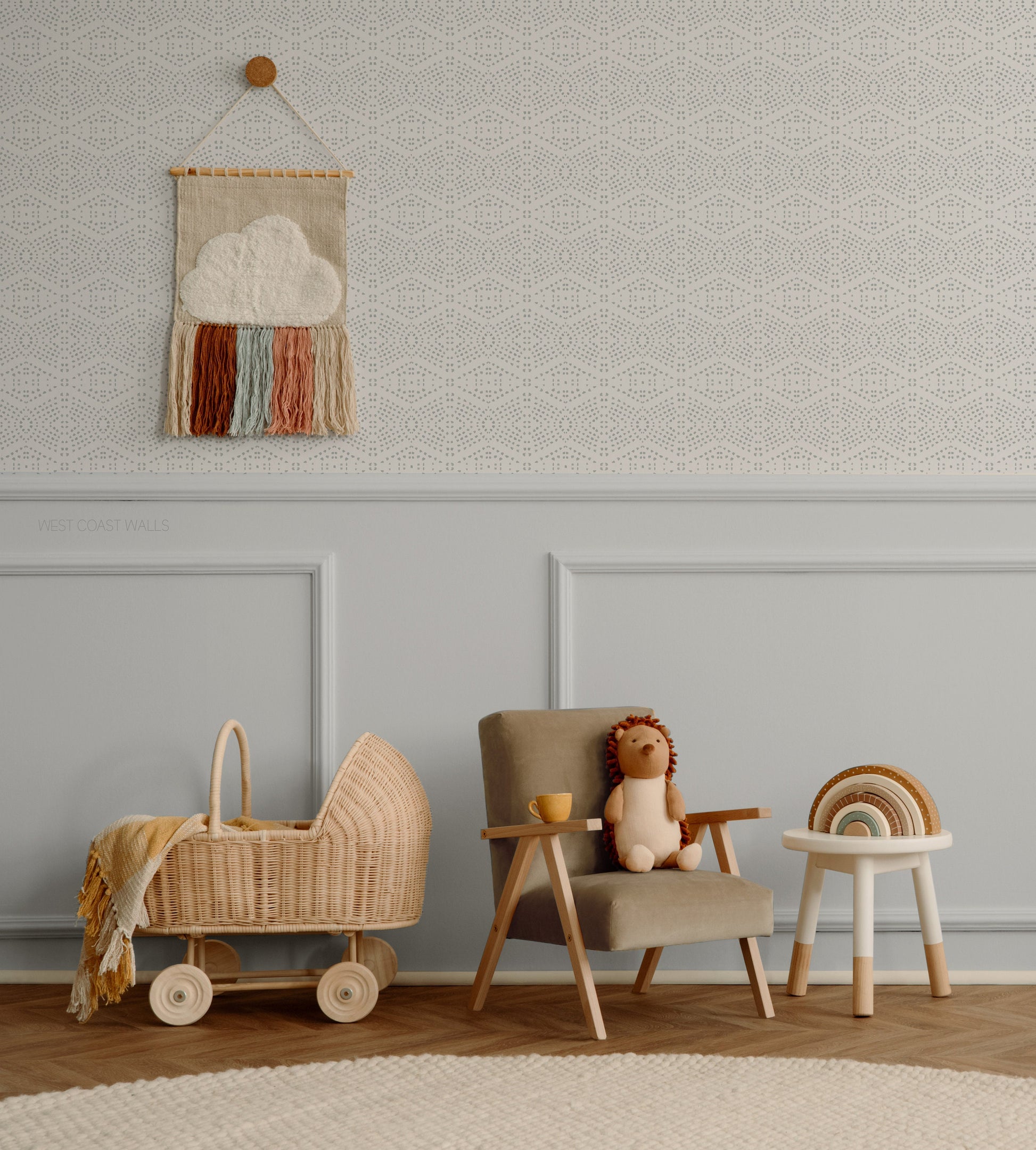 Small Boho Dot Tile Wallpaper