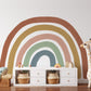Large Earthy Toned Rainbow Decal